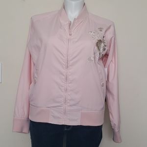 NWT: Blush Pink golf style, light weight jacket